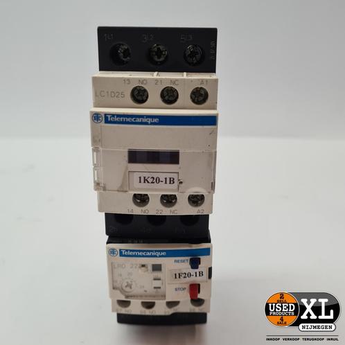 Telemecanique LC1D25 Contactor w/LRD 04 Relay 0.4-0.63A I..., Doe-het-zelf en Bouw, Elektriciteit en Kabels, Zo goed als nieuw
