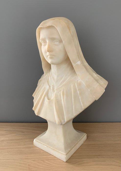 Sculpture, Sainte Therese de lenfant Jesus - 45 cm - Marbre, Antiquités & Art, Art | Art non-occidental