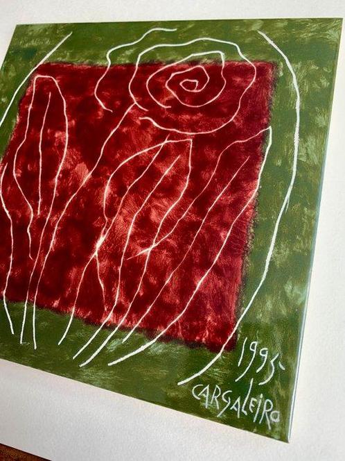 Manuel Cargaleiro (1927-2024) - Flor, Antiek en Kunst, Kunst | Schilderijen | Modern