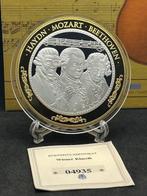 Oostenrijk. Medal 2011 Mozart, Beethoven, Haydn collage