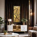 Maria Ruisi - Gold abstract painting