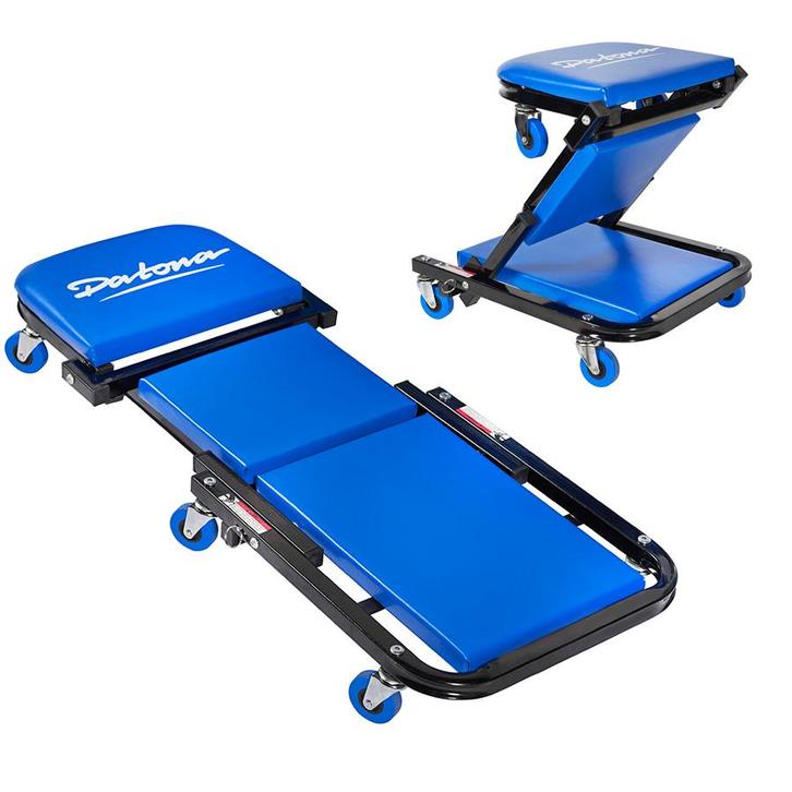 Datona Ligkar inklapbaar tot werkplaatsstoel - Datona -, Auto diversen, Autogereedschap, Ophalen of Verzenden