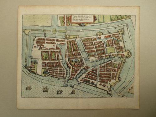 Duitsland - Emden; L. Guicciardini / W. Blaeu - Civitatus, Boeken, Atlassen en Landkaarten
