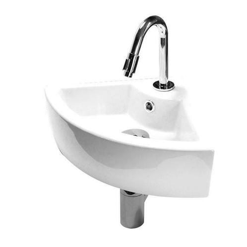 Fonteincombinatie Floor hoek glans-wit, Doe-het-zelf en Bouw, Sanitair, Ophalen of Verzenden