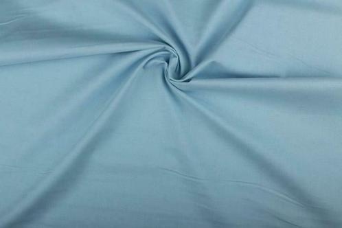 Katoen stof middenblauw, Hobby en Vrije tijd, Stoffen en Lappen, 120 cm of meer, 200 cm of meer, Blauw, Nieuw, Katoen, Ophalen of Verzenden