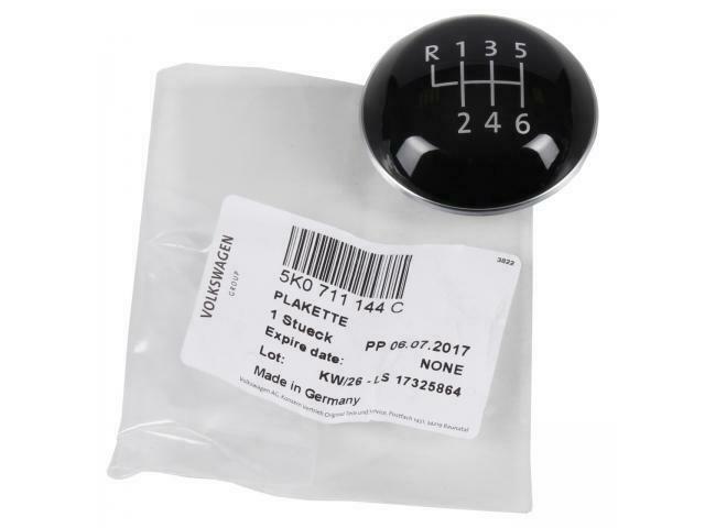 ORIGINAL VW Cap Kenteken Embleem Schatknop ZWART / ZILVER 6-, Auto-onderdelen, Interieur en Bekleding, Ophalen of Verzenden