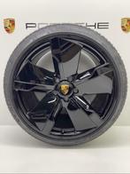 Porsche Taycan ORIGINELE 21 ExclusiveDesign zwart met banden, Ophalen, Banden en Velgen, Nieuw, 21 inch