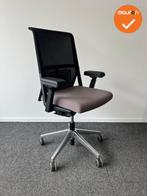 Haworth Comforto 59 - Zwart netweave en Taupe zitting - Chro, Werkplek, Ophalen of Verzenden, Gebruikt, Stoel