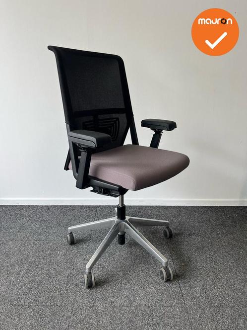 Haworth Comforto 59 - Zwart netweave en Taupe zitting - Chro, Zakelijke goederen, Kantoor en Winkelinrichting | Kantoormeubilair en Inrichting