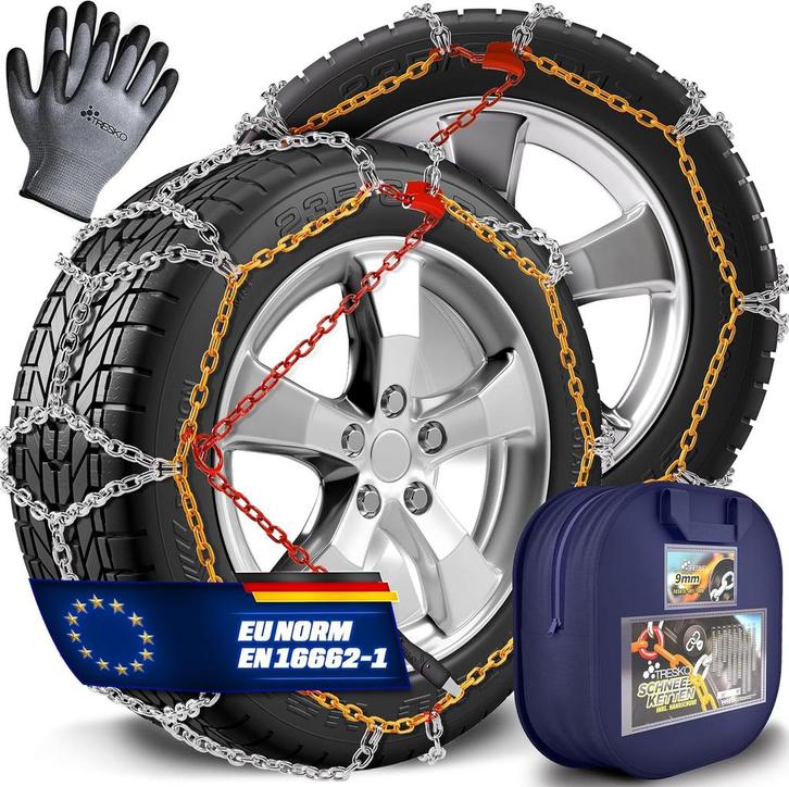 Sneeuwkettingen - 2x sneeuwketting - TK-120 - TRESKO, Autos : Divers, Chaînes, Envoi