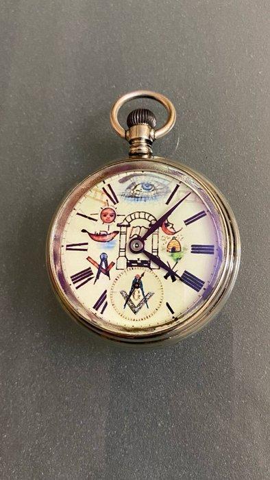 Omega Masonic Vintage - Pocket watch - 1900-1949, Handtassen en Accessoires, Horloges | Heren