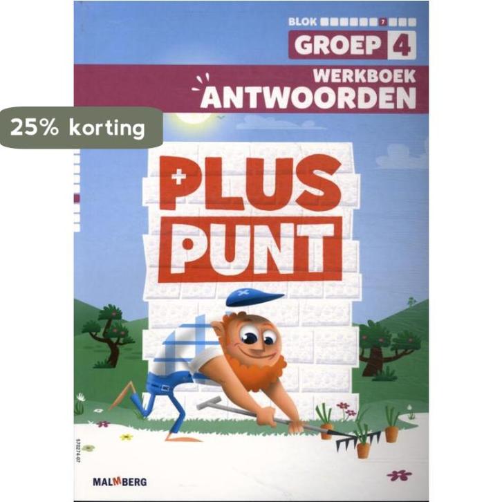 Pluspunt groep 4 blok 7 Werkboek antwoorden 9789402059458, Boeken, Schoolboeken, Gelezen, Verzenden