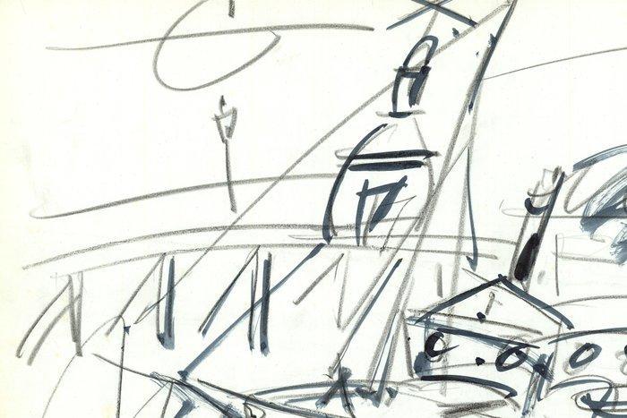 Gen Paul (1895-1965) - Péniche à quai, Antiek en Kunst, Kunst | Designobjecten