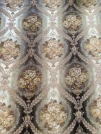 Venetiaanse gouden bloemen medaillon damaststof - Textiel -