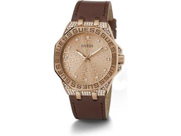 Guess Watches GW0547L2 Horloge Roségoud Bruin beschikbaar voor biedingen
