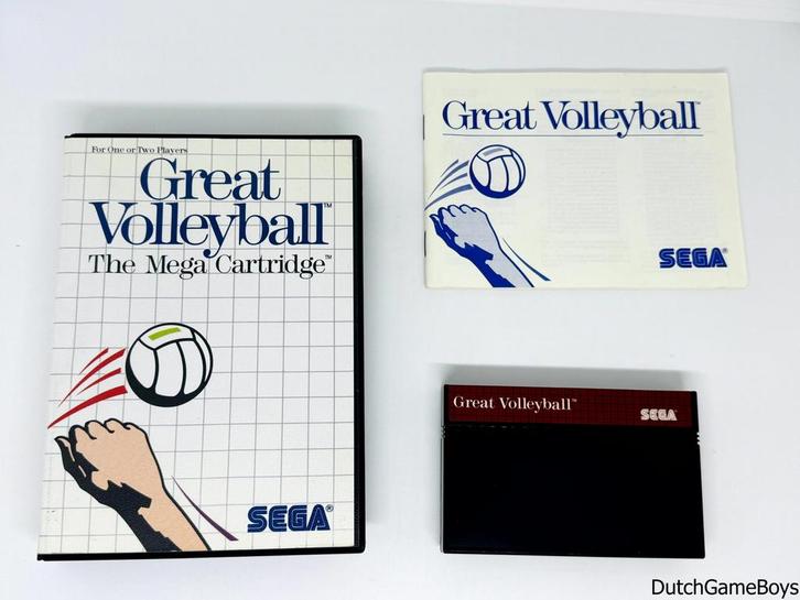 Sega Master System - Great Volleyball, Games en Spelcomputers, Games | Sega, Gebruikt, Verzenden