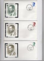 België 1975/1990 - Set FDC van België Koning Boudewijn en, Gestempeld