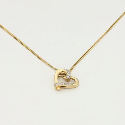 Zonder Minimumprijs - Ketting met hanger - 14 karaat Geel, Handtassen en Accessoires, Antieke sieraden