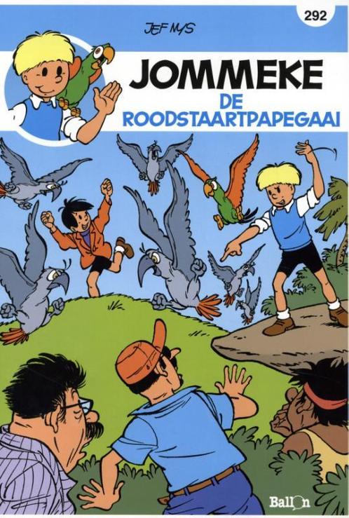 Jommeke strip - nieuwe look 292 - De roodstaartpapegaai, Boeken, Stripverhalen, Zo goed als nieuw, Verzenden