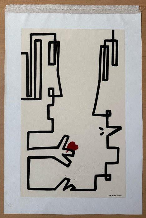 MrKas (1980) - I give you my heart, Antiek en Kunst, Kunst | Schilderijen | Modern