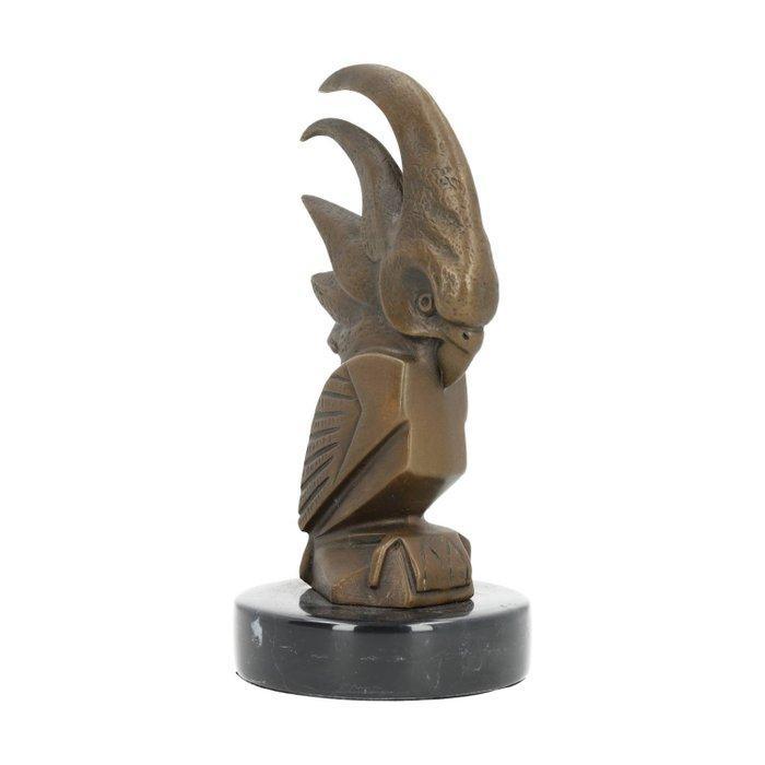 Beeldje - A cockatoo - Brons, Marmer, Antiek en Kunst, Curiosa en Brocante