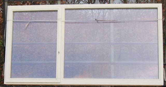 houten raam , chassis , kozijn , venster 275 x 143 wit, Doe-het-zelf en Bouw, Raamkozijnen en Schuifdeuren, Inclusief glas, Nieuw