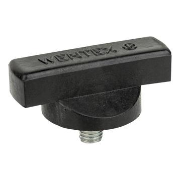 WENTEX® Rotary Knob for Drape Support M10 x 12 mm - zwart, Verzenden