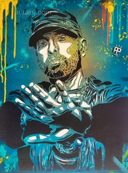 Alexandre Petrus  EMINEM, Huis en Inrichting, Woonaccessoires | Schilderijen, Tekeningen en Foto's, Ophalen