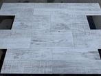 Veiling - 49,92 M2 Gecoate Tegel Houtlook White 40x80x4 Cm, Nieuw