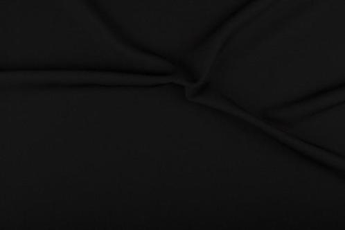 Burlington zwart - Polyester stof 25m op rol - Actieprijs!, Hobby en Vrije tijd, Stoffen en Lappen, Verzenden