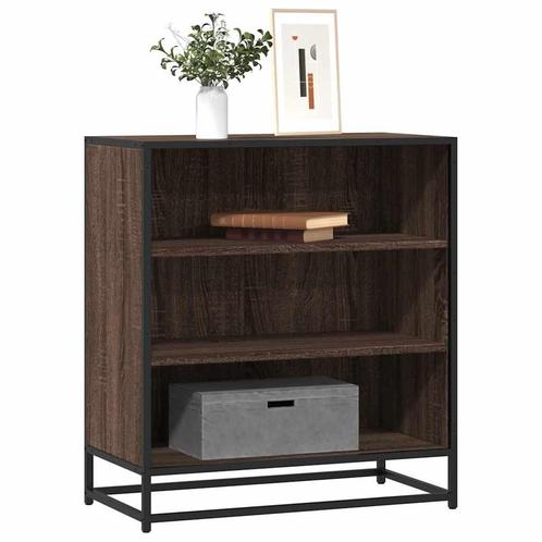 vidaXL Dressoir 68x35x76 cm bewerkt hout en metaal bruin, Huis en Inrichting, Kasten | Dressoirs, Nieuw, Verzenden