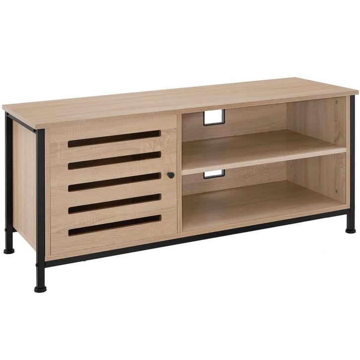 tectake TV-meubel Galway 110x41,5x50,5cm - Industrieel licht, Huis en Inrichting, Kasten |Televisiemeubels, Verzenden