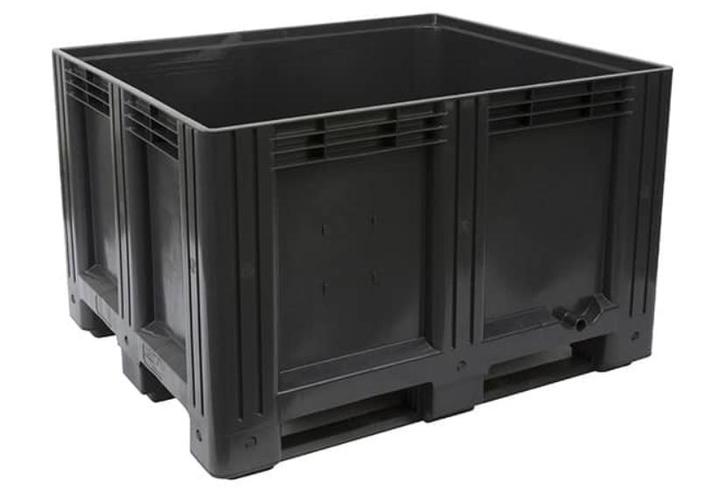 Palletbox kunststof gesloten 120x100x78cm nieuw, Doe-het-zelf en Bouw, Kratten en Dozen, Ophalen of Verzenden