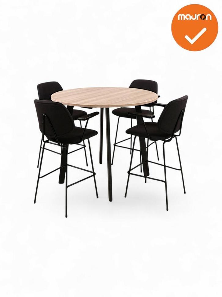 Hoge tafel Maya - NIEUW - 120cm - Scandinavisch eiken, Zakelijke goederen, Kantoor en Winkelinrichting | Kantoormeubilair en Inrichting