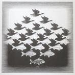 M. C. Escher (naar) - Lucht & Water (1938 ) - 1975 - Années, Antiek en Kunst