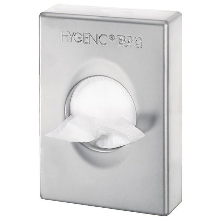 Hygiënezakjes-Dispenser | Verchroomd RVS | 98x25x136(h)mm, Zakelijke goederen, Horeca | Keukenapparatuur, Nieuw in verpakking