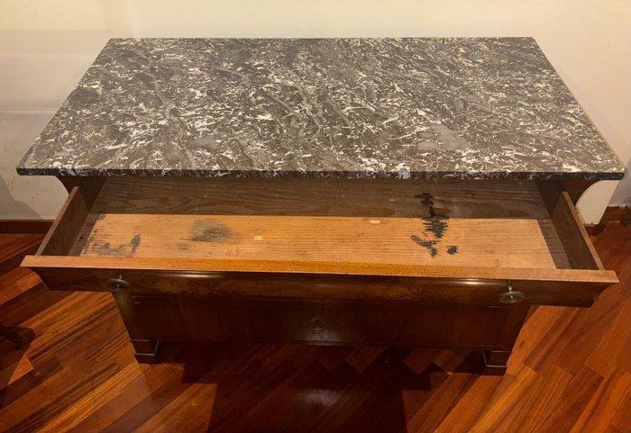 Commode - Noyer, Marbre, Antiek en Kunst, Antiek | Overige Antiek