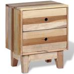 Retro Nachtkastje Gerecycled Hout | Retour Deal 55% Korting!, Huis en Inrichting, Slaapkamer | Nachtkastjes, Minder dan 45 cm
