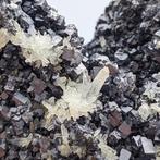 KUBIEKE GALENA en QUARTZ, Bulgarije, Honderden kristallen