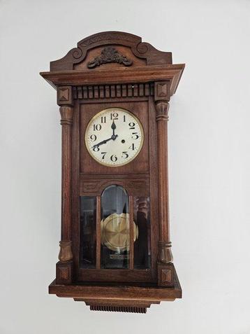 Wandklok -  Antiek Hout - 1920-1930 - Antieke bakregulateur