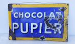 Chocolat pupier - Enseigne publicitaire - Émail