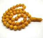 Tesbih misbaha gebedsketting van Baltische amber kralen, 74, Verzamelen, Nieuw