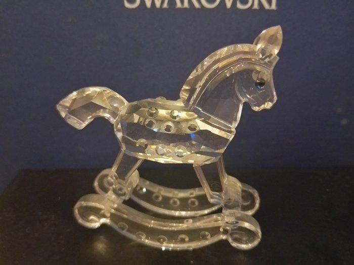 Swarovski - Beeldje - Rocking Horse - 183270 - Box +, Antiek en Kunst, Curiosa en Brocante