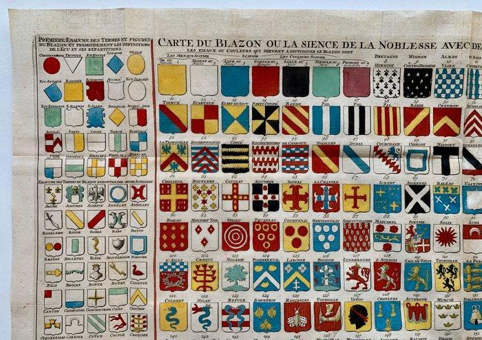 Coat of Armes - Wapenschild; Henri Chatelain - Carte du, Boeken, Atlassen en Landkaarten