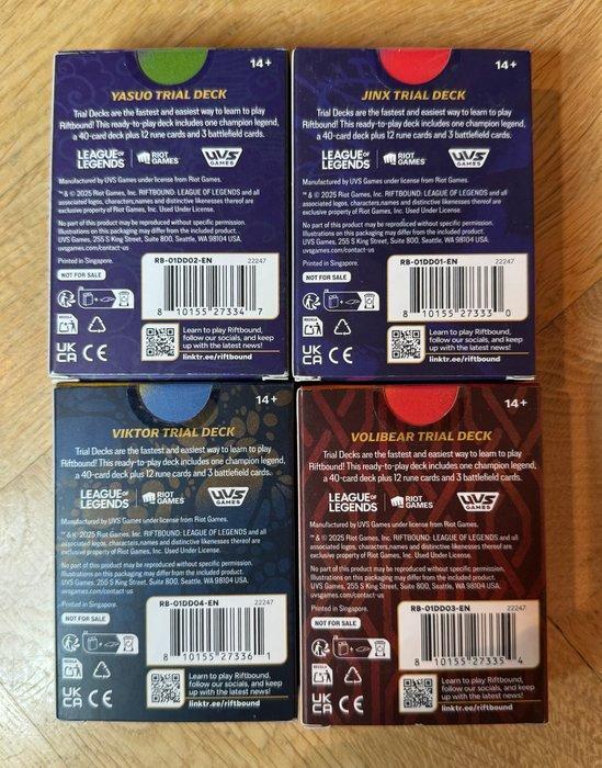 4 Sealed deck - riftbound, Verzamelen, Overige Verzamelen