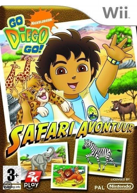 Go Diego Go Safari Rescue (Nintendo wii nieuw), Games en Spelcomputers, Spelcomputers | Nintendo Wii, Ophalen of Verzenden