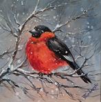 Tomasz Bednarski (1965) - Bullfinch in winter, Antiquités & Art