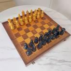 Vintage Handarbeit - Schaakspel - Hout