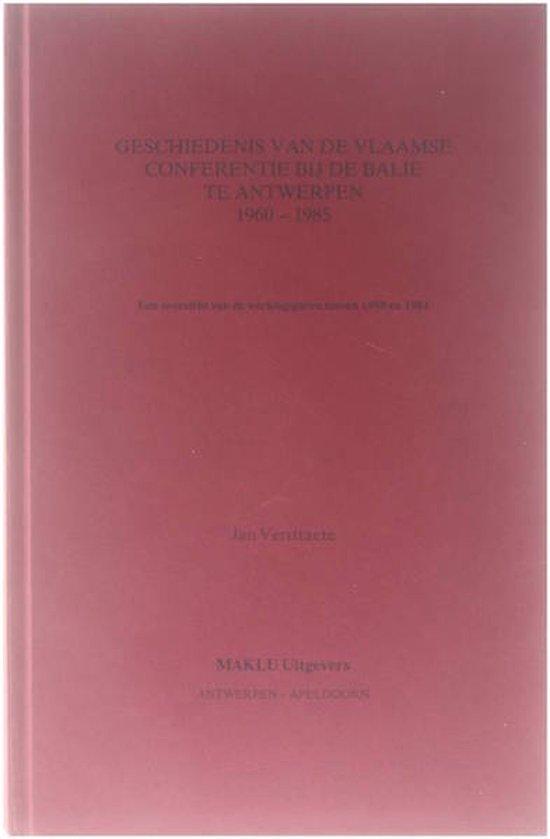 GESCHIEDENIS VAN DE VLAAMSE CONFERE 9789062152773 Verstraete, Boeken, Overige Boeken, Gelezen, Verzenden