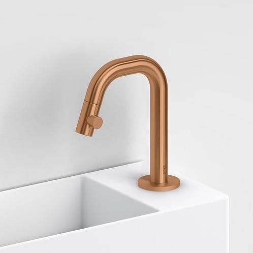 Fonteinkraan Clou Kaldur Met Korte Uitloop Rechts Brons, Doe-het-zelf en Bouw, Sanitair, Kraan, Nieuw, Ophalen of Verzenden